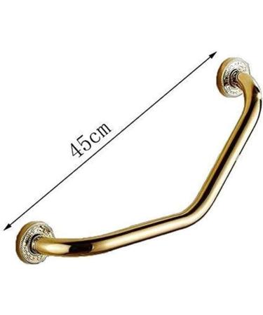 Shower Handle Grab Bars Non-slip Curved Grab Rails Bathroom Handrail Shower Rail Fit erly Disabled Bathtub Toilet Bathroom Handle - Buy Online on GoSupps.com
