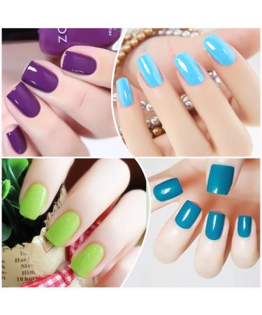 WOKOTO Solid Nail Wraps - 280 Pieces Nail Polish Stickers for Women, Full Nail Wraps Art Kit for Gel Polish Decals - Buy Online on GoSupps.com