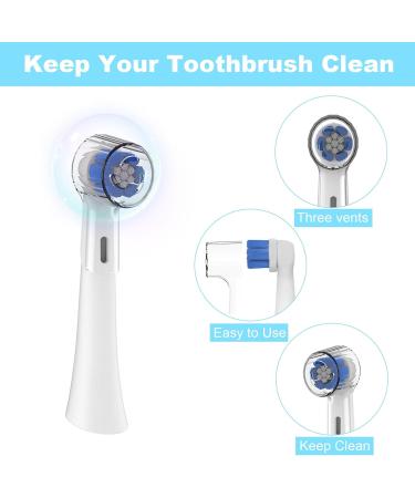 Azwood Toothbrush Protective Caps - 6 Pack Toothbrush Covers for Electric Heads | Travel-Friendly Case Alternative - Buy Online on GoSupps.com