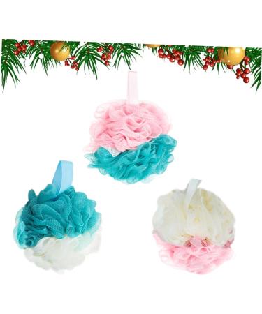 MERRYHAPY Bath Sponges - 3pcs Exfoliating Loofah Balls & Body Scrubbers for a Refreshing Shower Experience - Buy Online on GoSupps.com