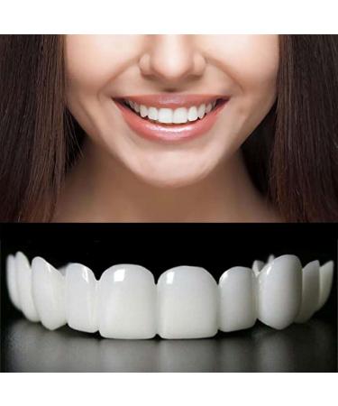 2 Pairs Temporarily Smile Enhancing Improvers Adjustable for Men and Women s Confidence Boost (1.0)