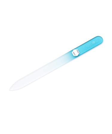 REMOS Nail File Made of Real Tempered Glass - Double-Sided Turquoise