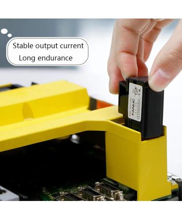 WELLVEUS 6 Pack PLC 3V 1750mAh Battery for Fanuc A98L-0031-0028 & A02B-0309-K102 - International Shipping Available - Buy Online on GoSupps.com