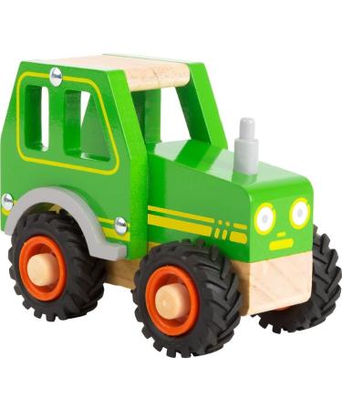 Small Foot Tractor - 100% FSC-Certified Wood Toy with Large Rubber Tires for Ages 18 Months & Up - Eco-Friendly Green Children's Ride-On - Buy Online on GoSupps.com
