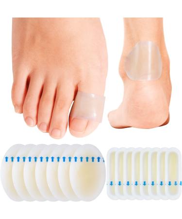 Sumifun Blister Pads 15 Packs Blister Bandages Waterproof Hydrocolloid Seal Adhesive Blister Prevention for Heels Feet Toes Gel Blister Cushions 15packs - Buy Online on GoSupps.com