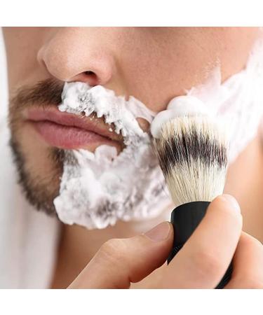 Ydhoud Vegan Shaving Brush for Men & Women | Aluminum Handle Soft Bristles Strong Cleaning Power - Black - Buy Online on GoSupps.com