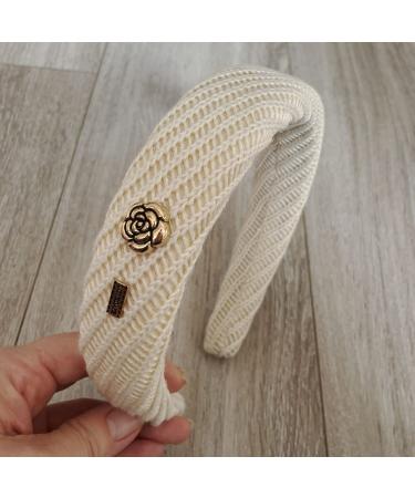 Padded Knitted Fashion Headbands for Women and Girls - Set of 3 | 30mm Wide Hairhoops Hair Accessories (Type B) - Buy Online on GoSupps.com
