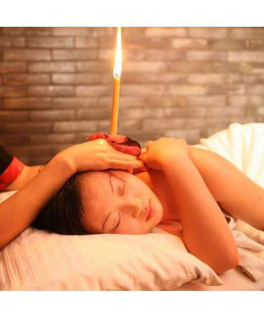 Pack of 10 Natural Beeswax Ear Candles - Effective Ear Wax Removal with Protective Discs for Healthy Care - Buy Online on GoSupps.com