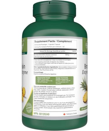VORST Bromelain 500mg 2400 GDU/g 3 x 120 Vegan Capsules | Digestive Enzyme for Women and Men | Pineapple Extract for Inflammation & Eye Health | Powder Pills | 3 Bottles 360 count (Pack of 1) - Buy Online on GoSupps.com