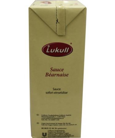 Buy Lukull Bearnaise Sauce 1L - Authentic Flavor for Gourmet Dishes | International Shipping Available - Buy Online on GoSupps.com