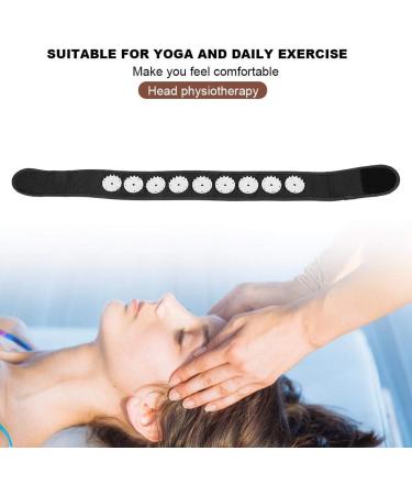 Portable Acupuncture Headband - Head Massager for Headaches & Yoga Fitness | Black | Everyday Use - Buy Online on GoSupps.com