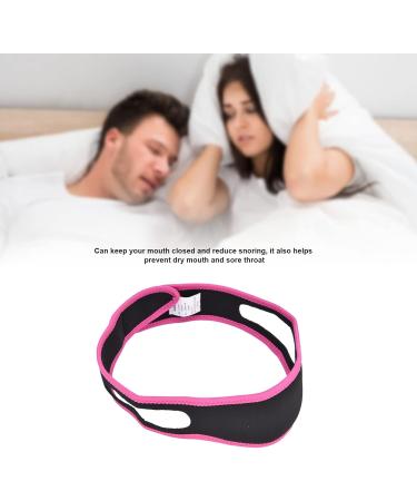 Buy Stop Belt Chin Strap - Breathable Nylon Head Band for Better Sleep | Red Black | Men & Women - Buy Online on GoSupps.com