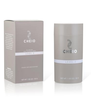 Hair Thickening Fibers - 30g - Level 2 (Medium Brown) - Keratin Fibers for Bald Spots & Thinning Hair for Men and Women - Covers Spots in Seconds - Quick Solution for Hair Loss