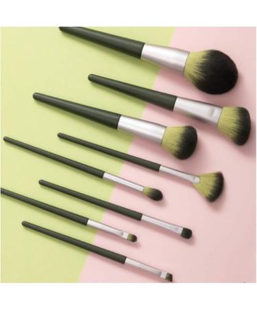 Makeup Brush 11 Pieces Green Makeup Brush Set Premium Synthetic Foundation Blending Eyeshadow Make-up Brushes Set Beauty - Buy Online on GoSupps.com