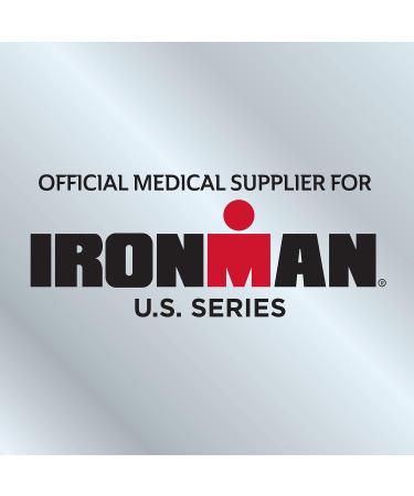 Curad Performance Series Ironman Far Infrared Kinesiology Tape - Black 2 x 10 Strips, 12 Count with Logo - Buy Online on GoSupps.com