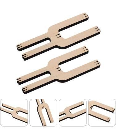 EXCEART 2Pcs Wooden Pompom Maker DIY Craft Tool for Yarn Crochet Knitting - Sewing Accessories for Kids and Adults - Buy Online on GoSupps.com