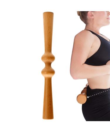 Youngwier massage scooters made of wood wooden scooter |Wooden reel roller manual fascia massage scooter |Wood-body massage scooter back nack to relieve back pain and