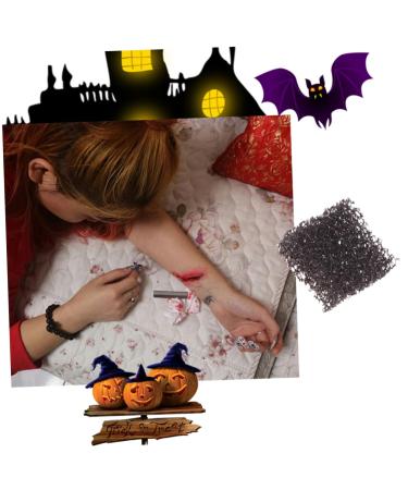 Healeved Horror Wounds Sponge - Special Effects Makeup Sponge for Face Paint & Halloween - 1pc Size 3 Black - Buy Online on GoSupps.com