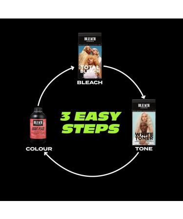 Bleach London Burnt Peach Hair Dye - Vegan & PETA-Approved Semi-Permanent Color - 150ml - Buy Online on GoSupps.com