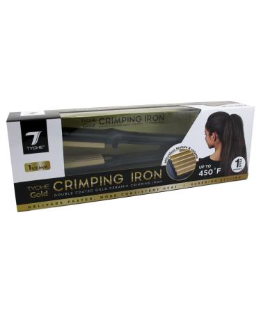 Tyche Gold Crimping Iron 1-1/2 Inch