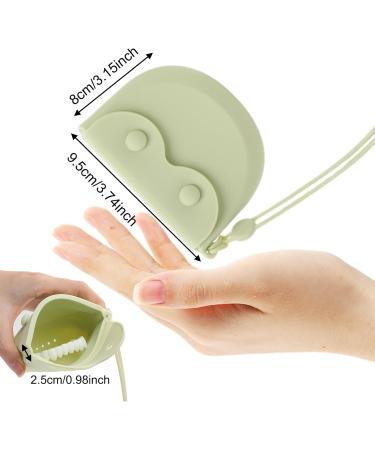 Buy Kasesss Silicone Dino Portable Container for False Teeth & Retainers - Soft Fall-Proof Dental Storage Solution - Buy Online on GoSupps.com