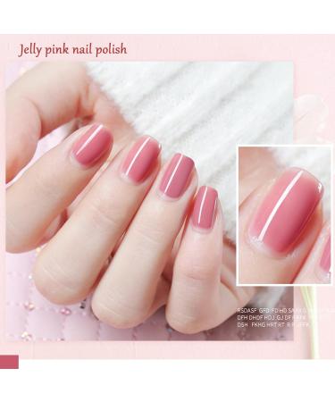 Nude Nail Polish Set - Quick Dry Long Lasting Neutral Colors for All Skin Tones - 4 Shades of Nude Pink - Perfect for French Manicure - No Cure Needed - Buy Online on GoSupps.com