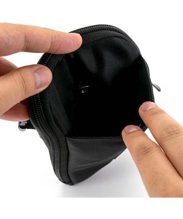 Coowone Waterproof Dog Training Bag | Crossbody & Treat Pouch with Poo Bag Dispenser | Ideal for Walks & Training - Black 3.0 - Buy Online on GoSupps.com