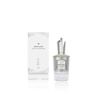 MIND GAMES As-Suli's Diamond - Luxury Perfume with Notes of Bergamot Madagascar & Amberwood - Elegant Extrait de Parfum for Women & Men - Intense & Smoky Perfume - 100 mL/3.4 oz