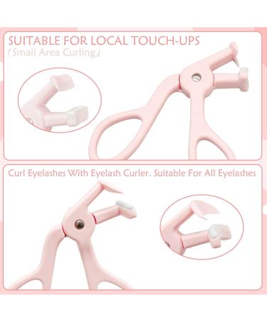2 Style Eyelash Curler Pink Eyelash Curler Eye Curler for Lashes Eye Lash Curler with Extra Silicone Replacement Pads Eyelash Curler Kit for Women Girls Makeup Tool Suitable for Makeup Beginners - Buy Online on GoSupps.com