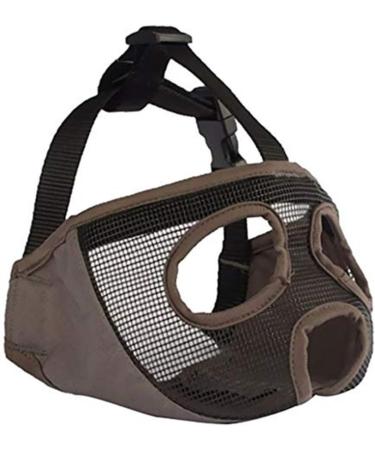Jyhy Adjustable Muzzle for Flat-Nosed Dogs & Cats | Breathable Design for Bulldogs Pugs & More | XL Size (46-64cm) - Gray - Buy Online on GoSupps.com