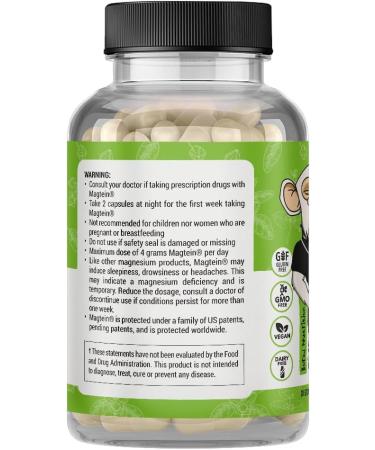 Bored Nutrition M2K: Magtein Magnesium L-threonate & Ashwagandha Supplement - 1500mg Magtein 300mg KSM-66 Plus 200mg Magnesium - Buy Online on GoSupps.com