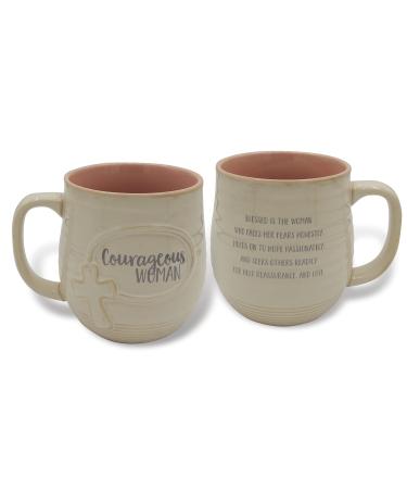 Abbey & CA Gift Courageous Woman Pottery Mug