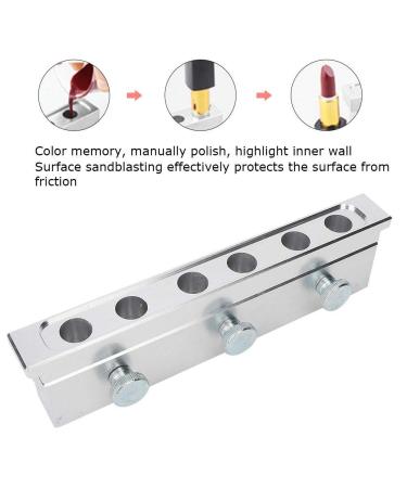 DIY Lipstick Mold Kit - 12.1mm Aluminum Alloy 6 Holes Versatile Lip Balm & Cosmetic Form - Perfect for Creative Lipstick Production! - Buy Online on GoSupps.com