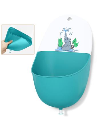AIR&TREE Portable Potty Training Urinal Toilet for Toddler Boys, Kids Pee Trainer, Funny Baby Training Potties, Foldable for Travel(Blue)
