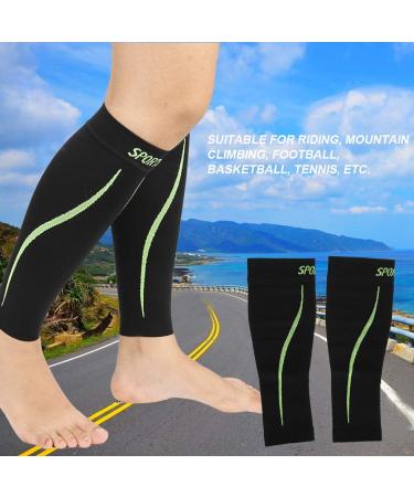 Calf Support Sleeves - Compression Stockings for Sports Travel & Pregnancy - Black Leg Protection - Buy Online on GoSupps.com