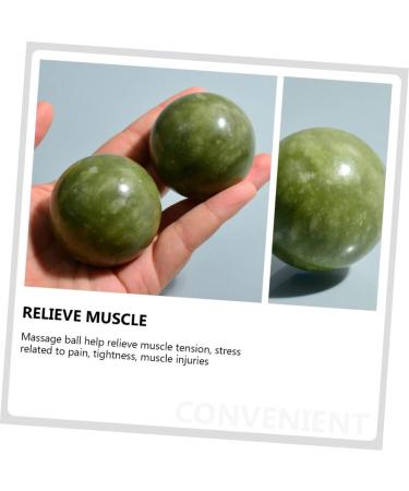 Tovinanna 2-Piece Jade Massage Handballs | Health & Exercise Balls for Hand Massage & Relaxation - Buy Online on GoSupps.com