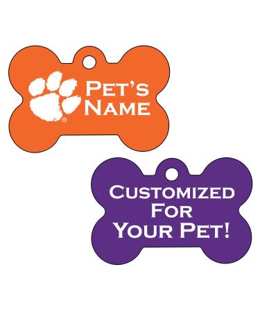 Clemson Tigers 2-Sided Pet Id Dog Tag | Officially Licensed | Personalized for Your Pet