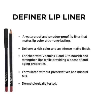 Definer Lip Liner in Chocolate Brown 014 - Long-Lasting Smooth Application | Shop Internationally - Buy Online on GoSupps.com