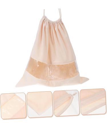 Baluue 4 Pcs Hair Dryer Storage Bag Drawstring Storage Bag Travel Hairdryer Toiletry Organizer Pvc Beige 40x40cmx4pcs Beigex4pcs - Buy Online on GoSupps.com