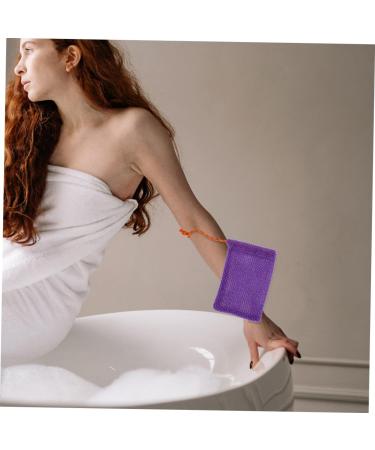 8pcs Exfoliating Soap Pouch - Foaming Net & Soap Saver | Ideal for Natural Soaps & Facial Cleansing | Travel-Friendly Nylon Bath Bags - Buy Online on GoSupps.com