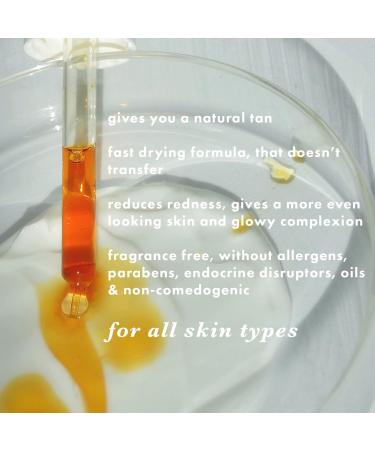 Bo No. 1 Tan Drops - Natural Tan for Sensitive Skin Free of Endocrine Disruptors Fragrances & Non-Comedogenic - 50ml - Buy Online on GoSupps.com