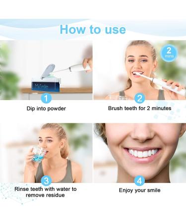 MySmile Teeth Whitening Powder - Enamel Safe Whitening Toothpaste for Effective Stain Removal from Coffee, Smoking, Wine - Buy Online on GoSupps.com