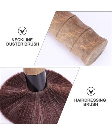 Lurrose Color Duster Barber Salon Brush Hair Cutting Neck Duster Brush Professional to Remove Loose Hair from Neckline and Ears After Haircut Stand Up Base Random Neck - Buy Online on GoSupps.com