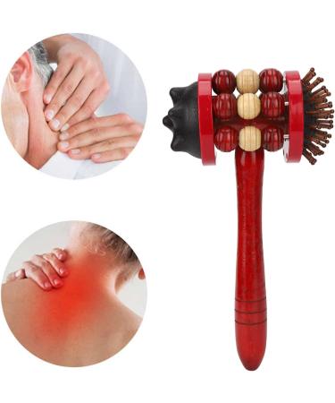 Manual Massage Hammer | Fascia Massage Roller for Trigger Points | Double Size Head & Back Massager for Home & Office Relief - Buy Online on GoSupps.com