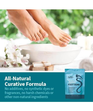 ForPro Tea Tree Oil & Menthol Foot Soak - 48 oz (3 lbs) | Sea & Epsom Salt Soak for Toenail Athletes Foot, Stubborn Odor, Calluses, Sore Feet - Buy Online on GoSupps.com
