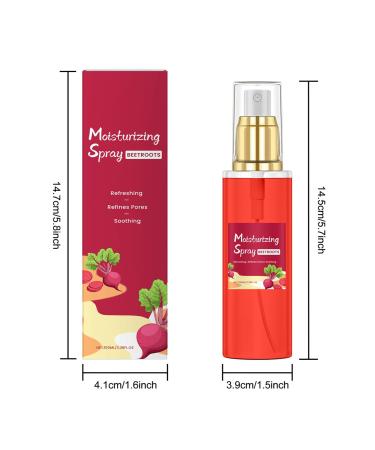 ACSUSS Non Greasy Facial Water Mist 100ml Spray for Women Girls Hydrating Refreshing Moisture Red One Size One Size Red - Buy Online on GoSupps.com