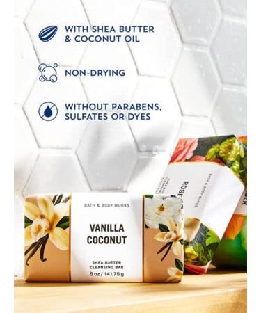 Buy Bath and Body Works Eucalyptus Spearmint Shea Butter Cleansing Bar 5 oz - Nourishing & Refreshing Soap for All Skin Types - Buy Online on GoSupps.com