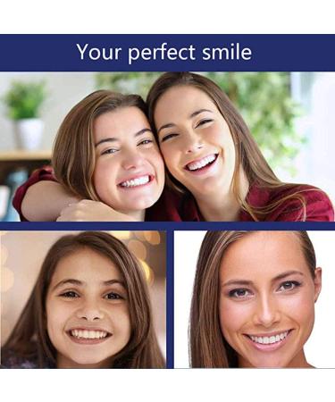 4 Pairs Instant Smile Cosmetic Braces - Perfect Teeth Cover for Men & Women | Upper & Lower Fake Tooth Units - Buy Online on GoSupps.com