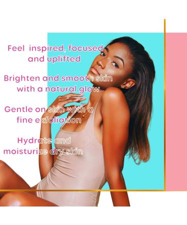 Positive Intent Beauty Emotional Vegan Soap Bar with Exfoliating Rose Petals - Nourishing and Softening, Graduation Gift Idea - Cruelty-Free, 5oz - Buy Online on GoSupps.com