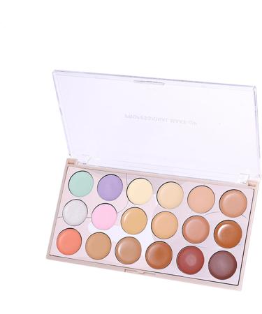  G n rique 18 Color Concealer Palette Full Coverage Waterproof Blendable Cream Formula Multiuse for Contouring Color Correcting Skin Tone Balancing Daily and Professional Makeup 20g - Buy Online on GoSupps.com